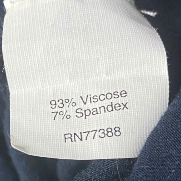 J. Crew Navy, Short Sleeve, Pleated, Midi Dress, Size Large - Picture 10 of 10